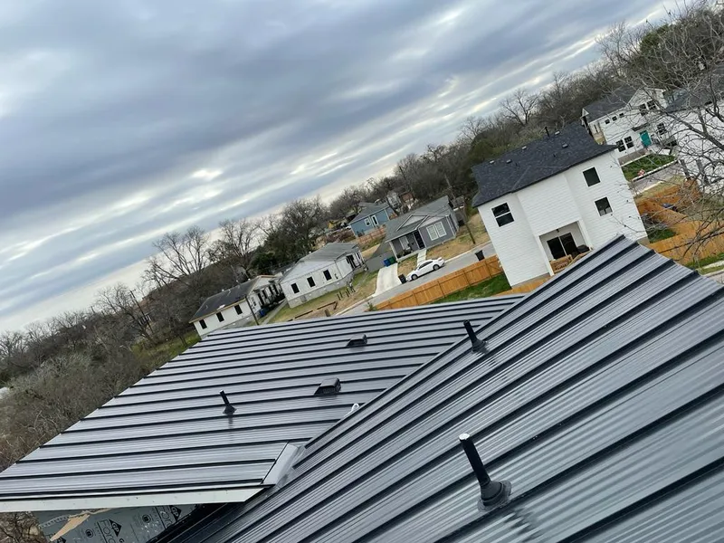 Standing seam metal roof panels with vents for Skylight Repair in Bessemer City